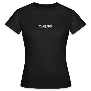 Thaïlande - T-shirt Femme - noir - Devant - AI Model Female 172 dark (172cm)