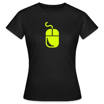 Ordinateur - T-shirt Femme - noir - Devant - AI Model Female 172 dark (172cm)