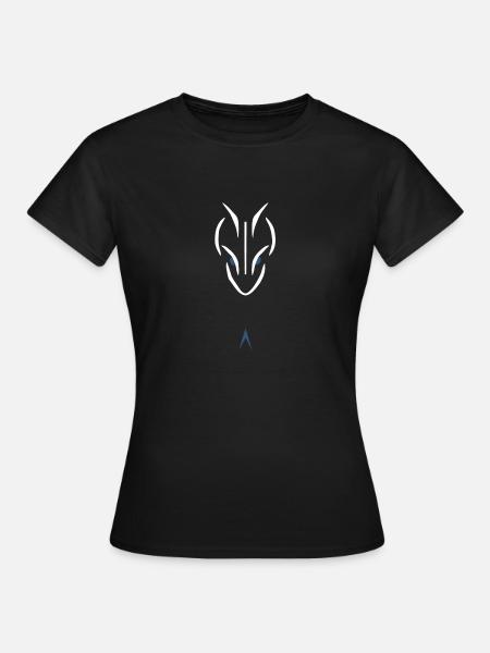 python Kopf - Frauen T-Shirt - Schwarz