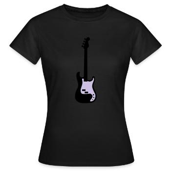 bass - T-shirt Femme - noir - Devant - AI Model Female 172 dark (172cm)