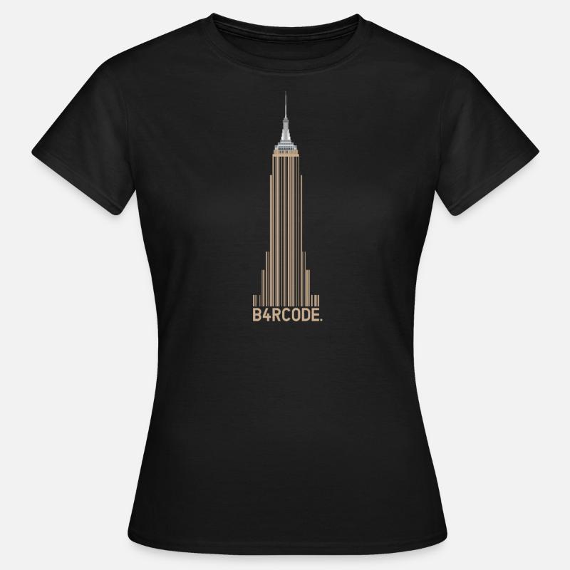 B4RCODE. New York - Women's T-Shirt - black