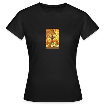 Bodybuilder pose - Frauen T-Shirt - Schwarz - Vorne - AI Model Female 172 dark (172cm)