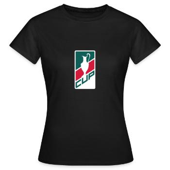 Coupe - T-shirt Femme - noir - Devant - AI Model Female 172 dark (172cm)