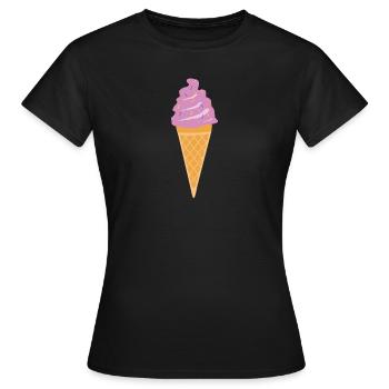 EIE - T-shirt Femme - noir - Devant - AI Model Female 172 dark (172cm)