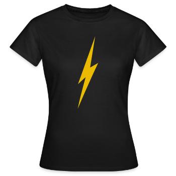 Blitz - Frauen T-Shirt - Schwarz - Vorne - AI Model Female 172 dark (172cm)