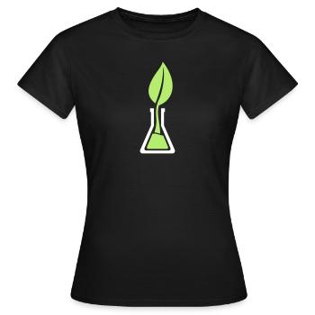 Tubes à essai - T-shirt Femme - noir - Devant - AI Model Female 172 dark (172cm)