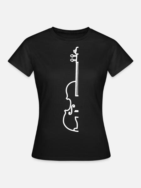 Violon violon violon musicien - T-shirt Femme - noir