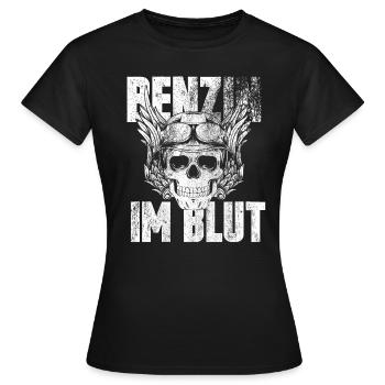 Gasoline In the Blood - Women's T-Shirt - black - Front - AI Model Female 172 dark (172cm)