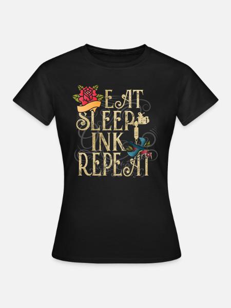 Tattoo Tätowierung Tattooist Tätowierer - Frauen T-Shirt - Schwarz