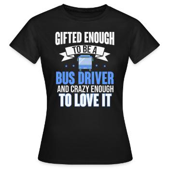 conducteur - T-shirt Femme - noir - Devant - AI Model Female 172 dark (172cm)
