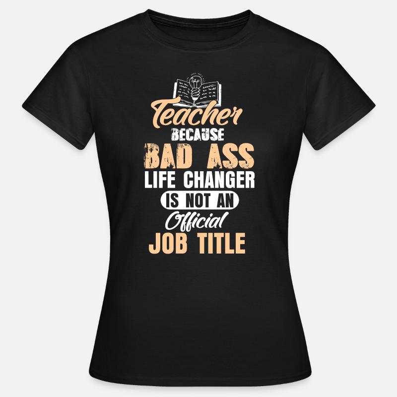 Lærer Lærer - Dame-T-shirt - sort