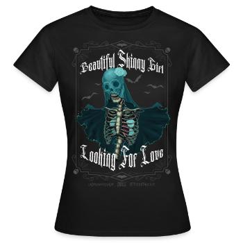 Beautiful Skinny Girl - Women's T-Shirt - black - Front - AI Model Female 172 dark (172cm)