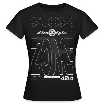 flow - Frauen T-Shirt - Schwarz - Vorne - AI Model Female 172 dark (172cm)