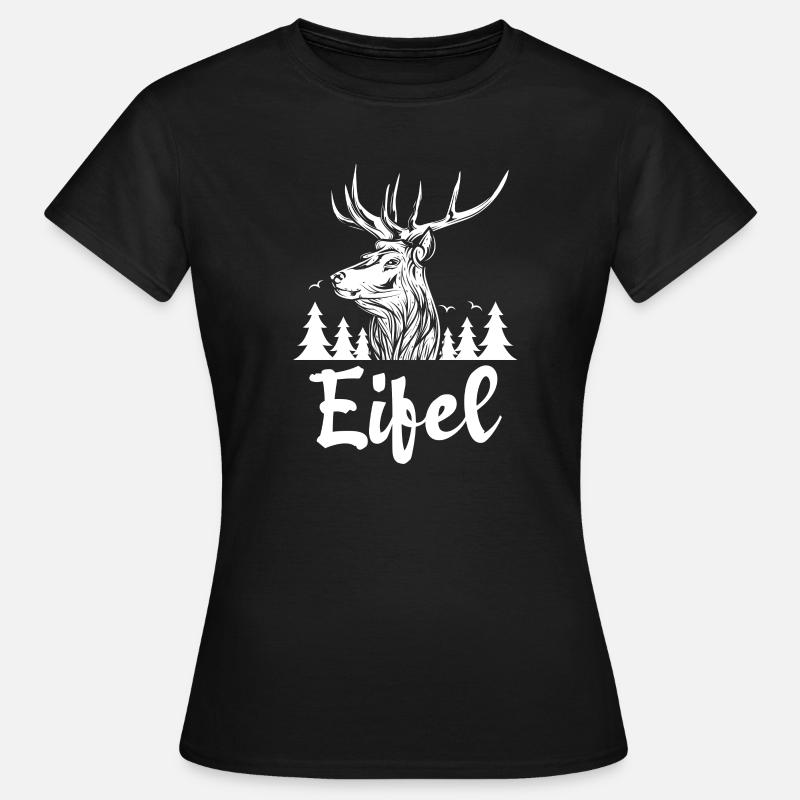 Eifelkind Eifel Heimat Eifelkinder - Frauen T-Shirt - Schwarz