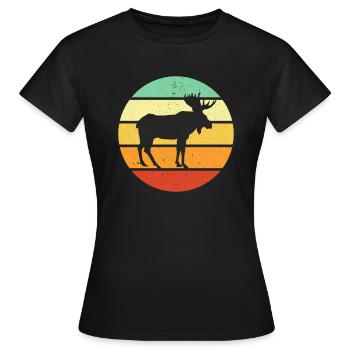 Élan - T-shirt Femme - noir - Devant - AI Model Female 172 dark (172cm)