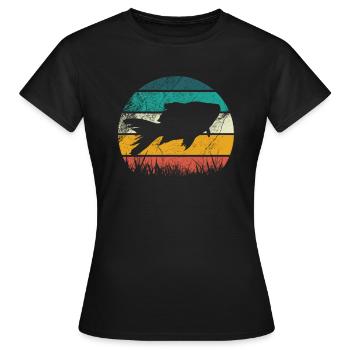 Aquarium Aquarium Aquarium Fish Lover Hobby - T-shirt Femme - noir - Devant - AI Model Female 172 dark (172cm)