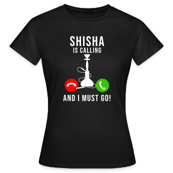 Shisha - Frauen T-Shirt - Schwarz - Vorne - AI Model Female 172 dark (172cm)