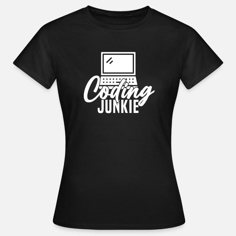 Programmierer Coding Entwickler Informatik - Frauen T-Shirt - Schwarz