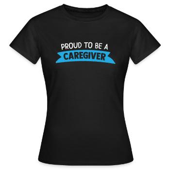 Soignant Infirmier soignant - T-shirt Femme - noir - Devant - AI Model Female 172 dark (172cm)