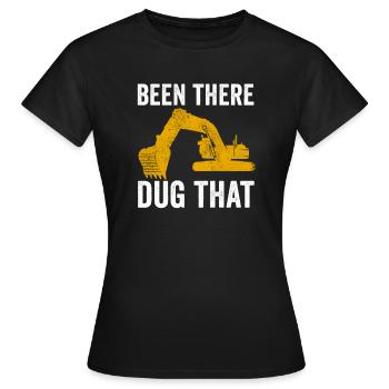 Bagger Bauarbeiter Baggerfahrer Baumaschine Job - Frauen T-Shirt - Schwarz - Vorne - AI Model Female 172 dark (172cm)