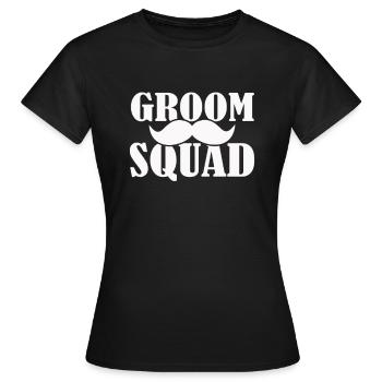 Matching Bride & Groom Wedding Groom - Women's T-Shirt - black - Front - AI Model Female 172 dark (172cm)