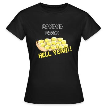 Amateur de fruits de banane Bananes drôles de bananes - T-shirt Femme - noir - Devant - AI Model Female 172 dark (172cm)