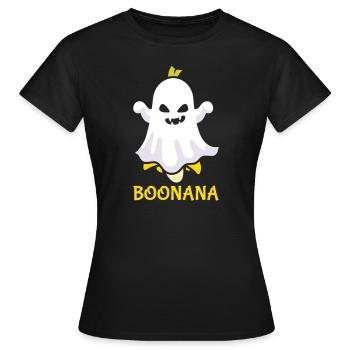 Amateur de fruits de banane Bananes drôles de bananes - T-shirt Femme - noir - Devant - AI Model Female 172 dark (172cm)