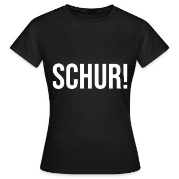 Schur Platt Siegerland Wittgenstein - Frauen T-Shirt - Schwarz - Vorne - AI Model Female 172 dark (172cm)