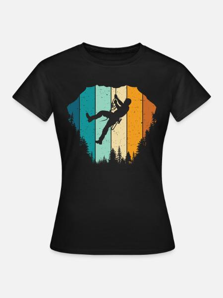 Rock Climbing Climber - Women's T-Shirt - black