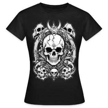 Death metal - T-shirt Femme - noir - Devant - AI Model Female 172 dark (172cm)