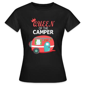 Cadeau Camping Caravane Femme Caravane - T-shirt Femme - noir - Devant - AI Model Female 172 dark (172cm)