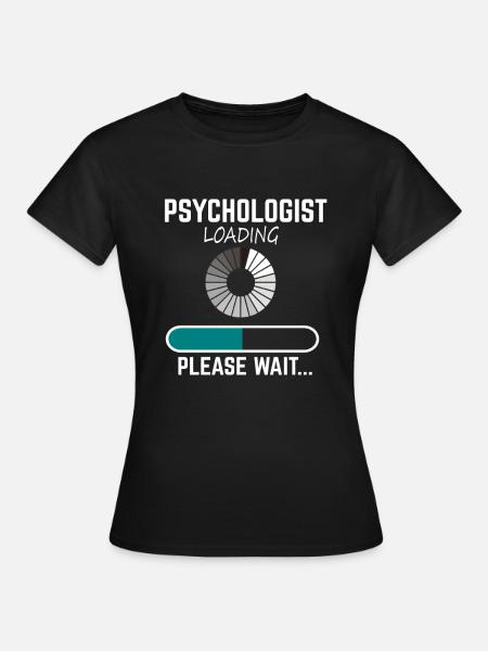 Psychologe - Dame-T-shirt - sort