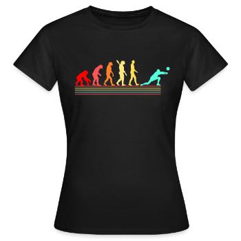 Beach volley - T-shirt Femme - noir - Devant - AI Model Female 172 dark (172cm)