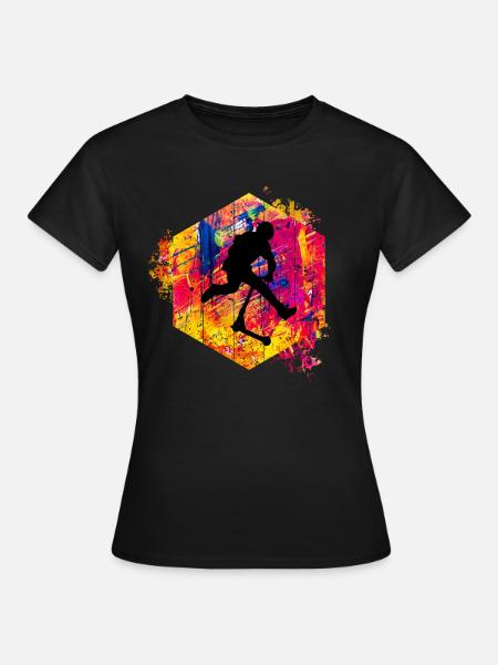 Freestyle-Roller - Frauen T-Shirt - Schwarz