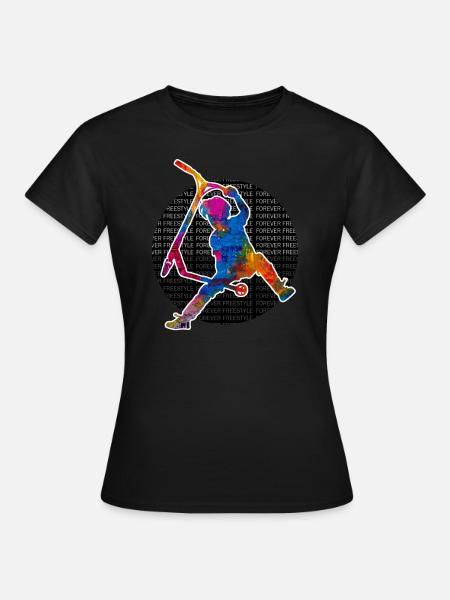 Freestyle-Roller - Frauen T-Shirt - Schwarz