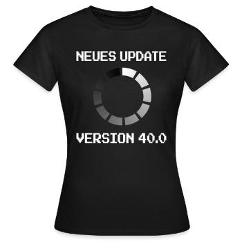 Programmierer 40. Geburtstag informatik Geschenk - Frauen T-Shirt - Schwarz - Vorne - AI Model Female 172 dark (172cm)
