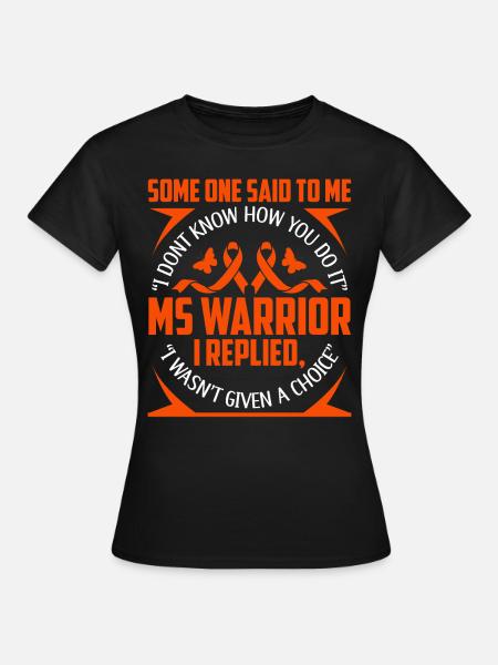 Multiple Sklerose Awareness - Frauen T-Shirt - Schwarz