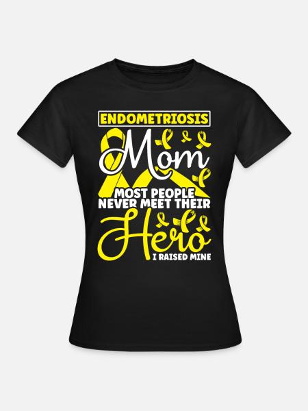 Endometriose - Frauen T-Shirt - Schwarz