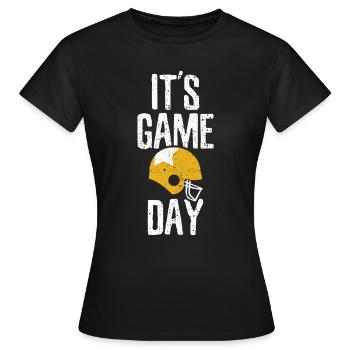Football américain - T-shirt Femme - noir - Devant - AI Model Female 172 dark (172cm)