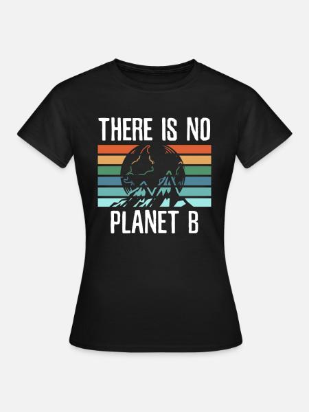 Klima Klimawandel Klimaschutz Regenwald Geschenk - Frauen T-Shirt - Schwarz