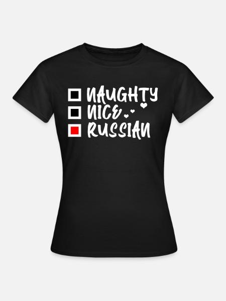 Russie - T-shirt Femme - noir