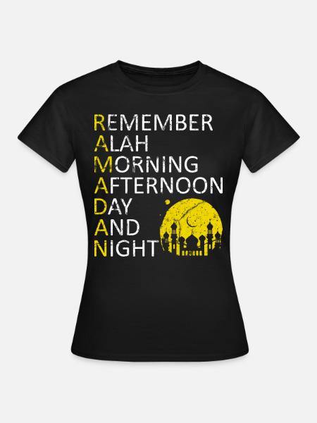 Ramadan Islam croyance islamique cadeau musulman - T-shirt Femme - noir