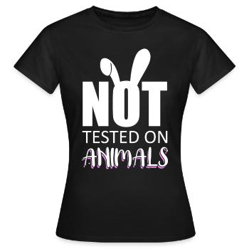 Bien-être animal Animaux Les amateurs de bien-être animal - T-shirt Femme - noir - Devant - AI Model Female 172 dark (172cm)