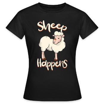 shepherd - Women's T-Shirt - black - Front - AI Model Female 172 dark (172cm)