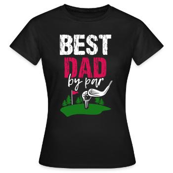 Golf Golfer Golfball Golfplatz Golfschläger Caddy - Frauen T-Shirt - Schwarz - Vorne - AI Model Female 172 dark (172cm)