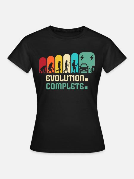 Eauto E-Auto Elektroauto - Frauen T-Shirt - Schwarz