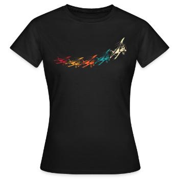 Flying RC Airplane Modèle d’avion Modèle d’avion - T-shirt Femme - noir - Devant - AI Model Female 172 dark (172cm)