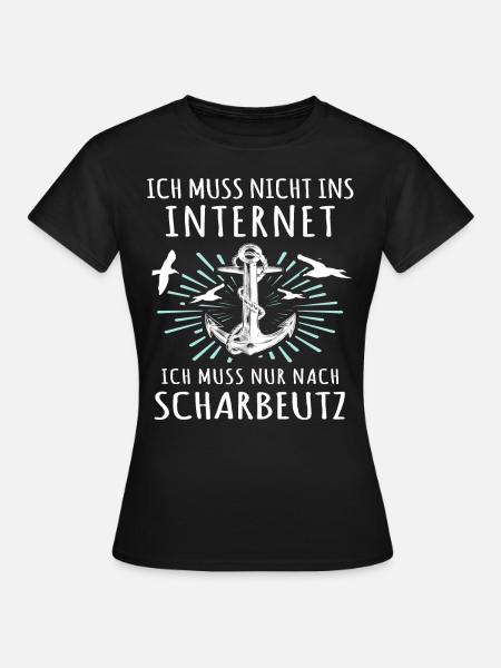 Scharbeutz Ostsee Scharbeutzer - Frauen T-Shirt - Schwarz