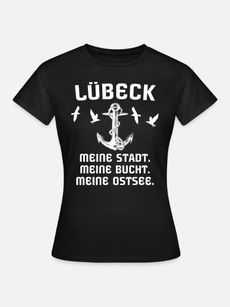 Lübeck - Frauen T-Shirt - Schwarz