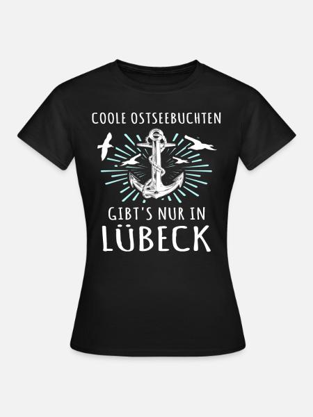 Lübeck Hansestadt Luebeck - Frauen T-Shirt - Schwarz